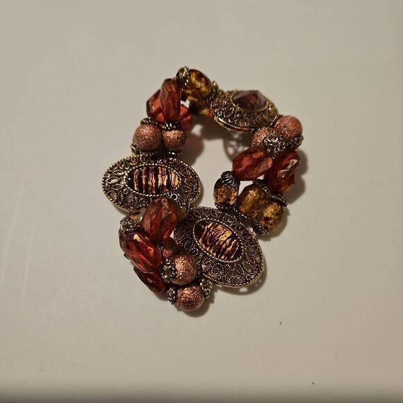 Vintage Statement  Stretch Slipon Bracelet - Picture 4 of 4